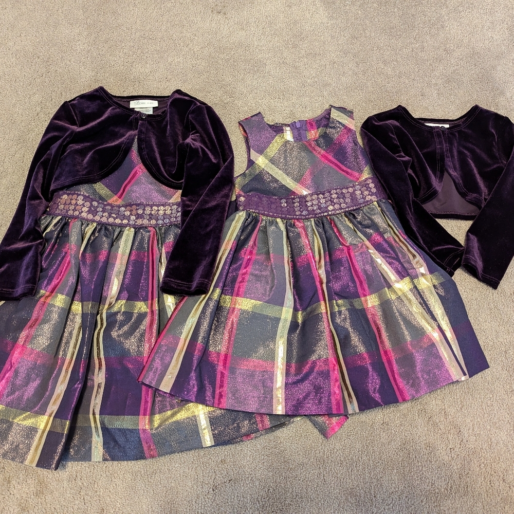 Matching toddler girls dresses